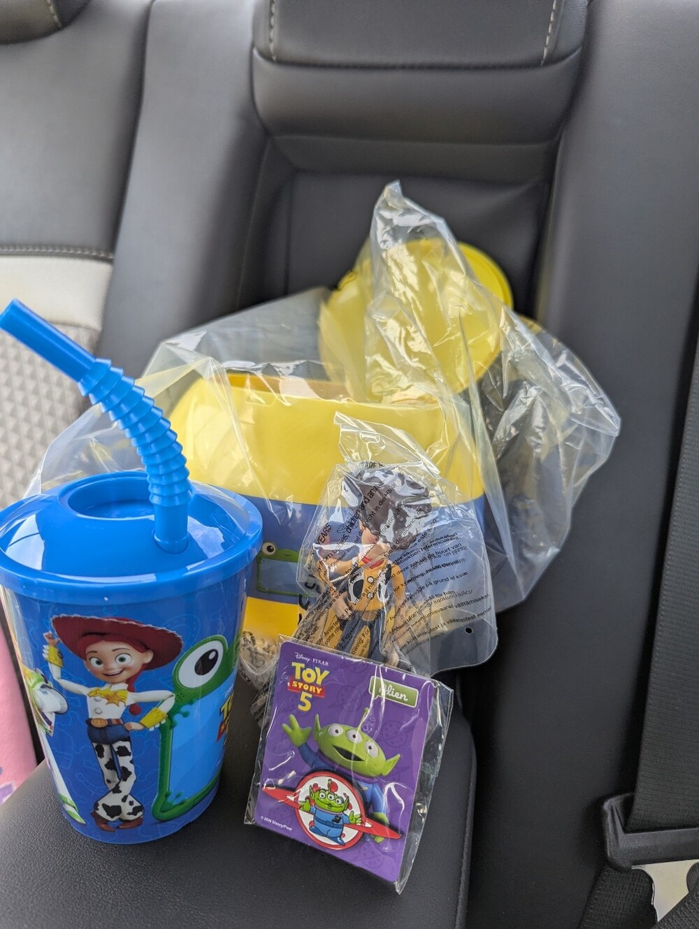 Toy Story 5 Ball Popcorn Bucket Cup Pin bundle blind ball combo Woody Alien